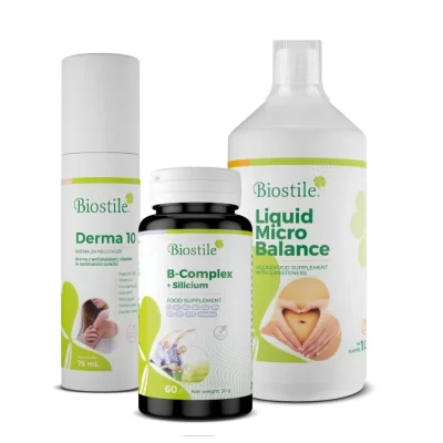 Liquid Micro Balance + B-Complex + Derma 10 Biostile